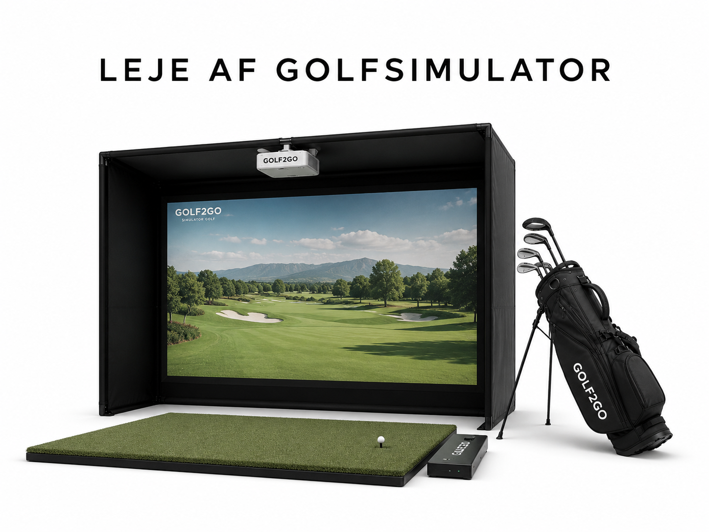 Leje af golfsimulator