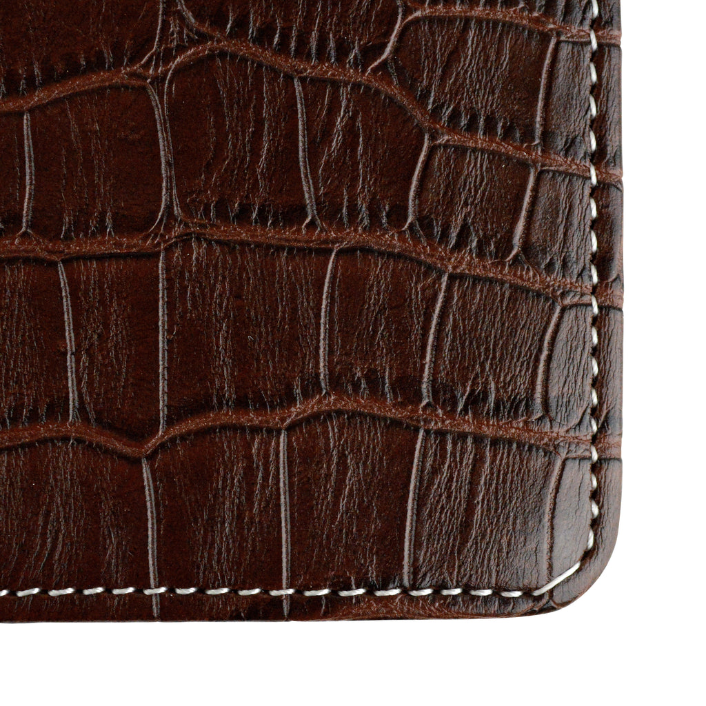 Brown/Black CROC Score Card Holder