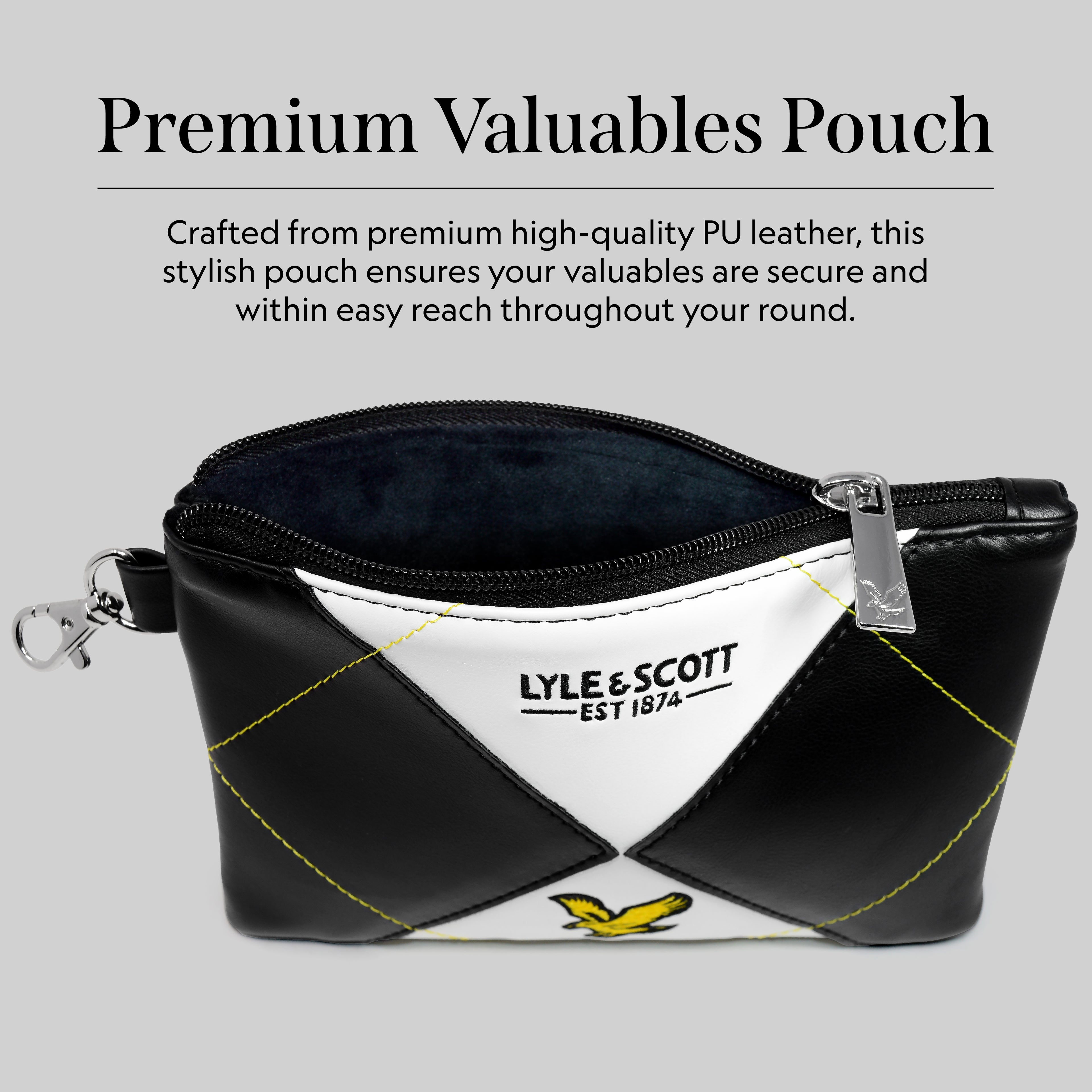 LYLE & SCOTT ARGYLE PREMIUM VALUBALES POUCH
