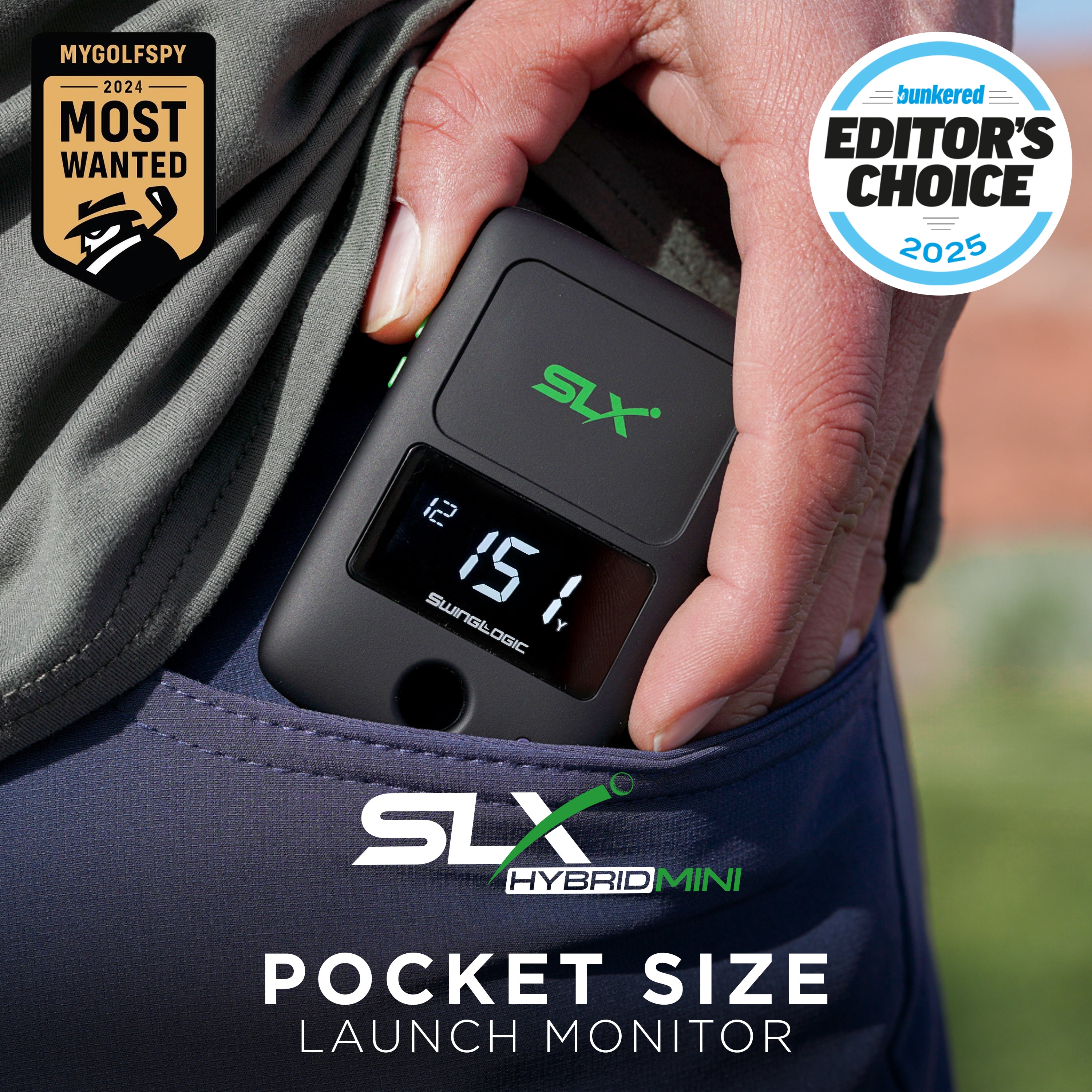 SLX Hybrid Mini Golf Launch Monitor