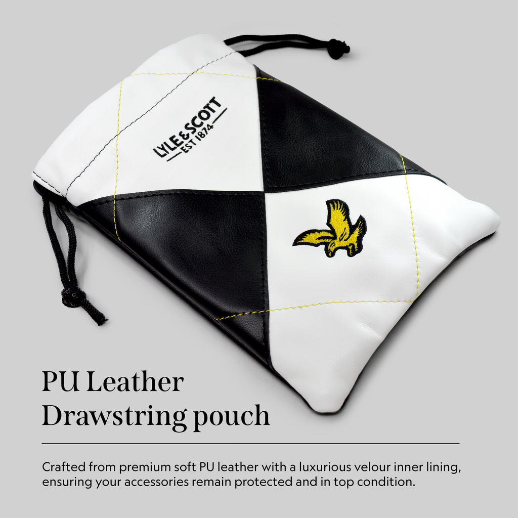 LYLE & SCOTT ARGYLE LINKS POUCH GIFT SET