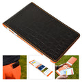 Black/Orange CROC Score Card Holder