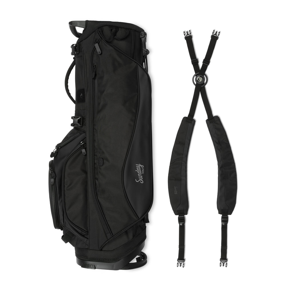 SUNDAY GOLF BAG RYDER 14 - Black (NEW 2026)