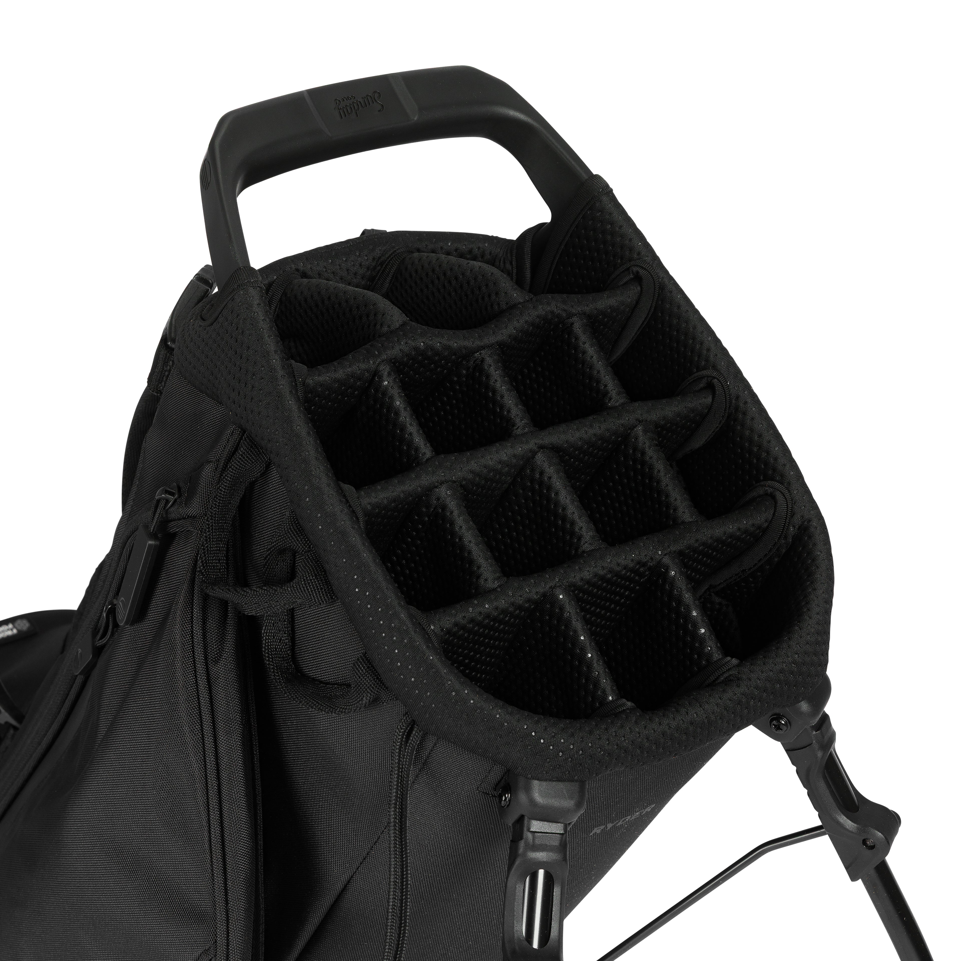 SUNDAY GOLF BAG RYDER 14 - Black (NEW 2026)