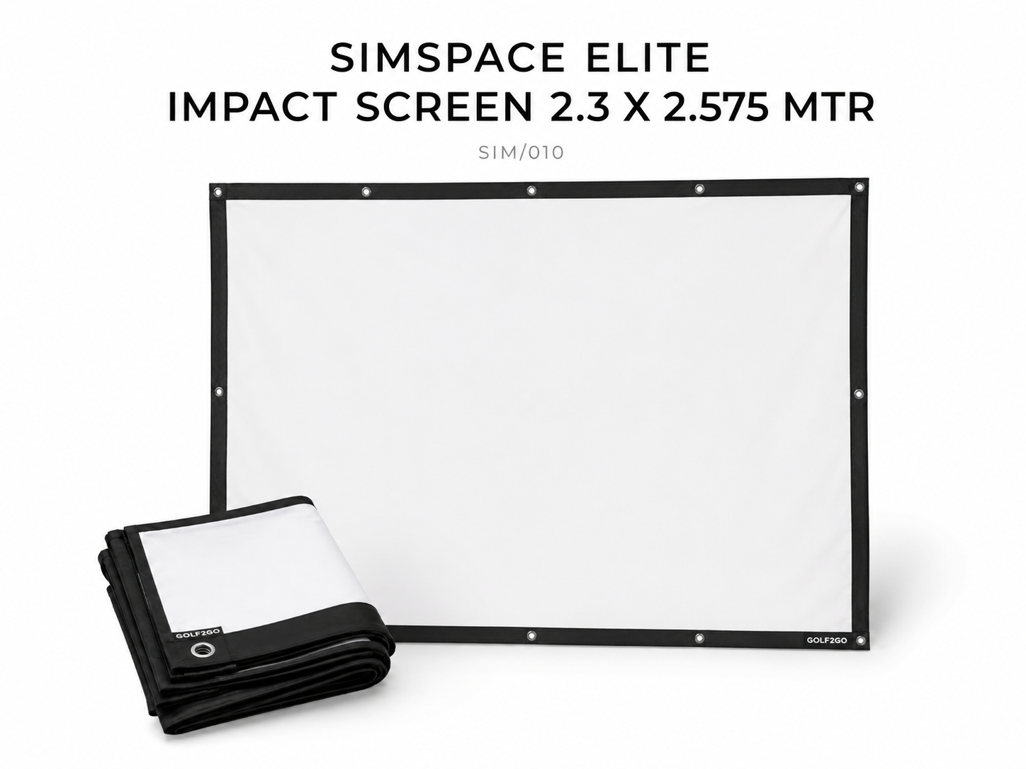 SimSpace Elite Impact Screen 2.7 x 3 MTR Ultramax Grey