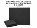 SimSpace Impact & Noise Absorbing Foam Backing 3 x 3 MTR