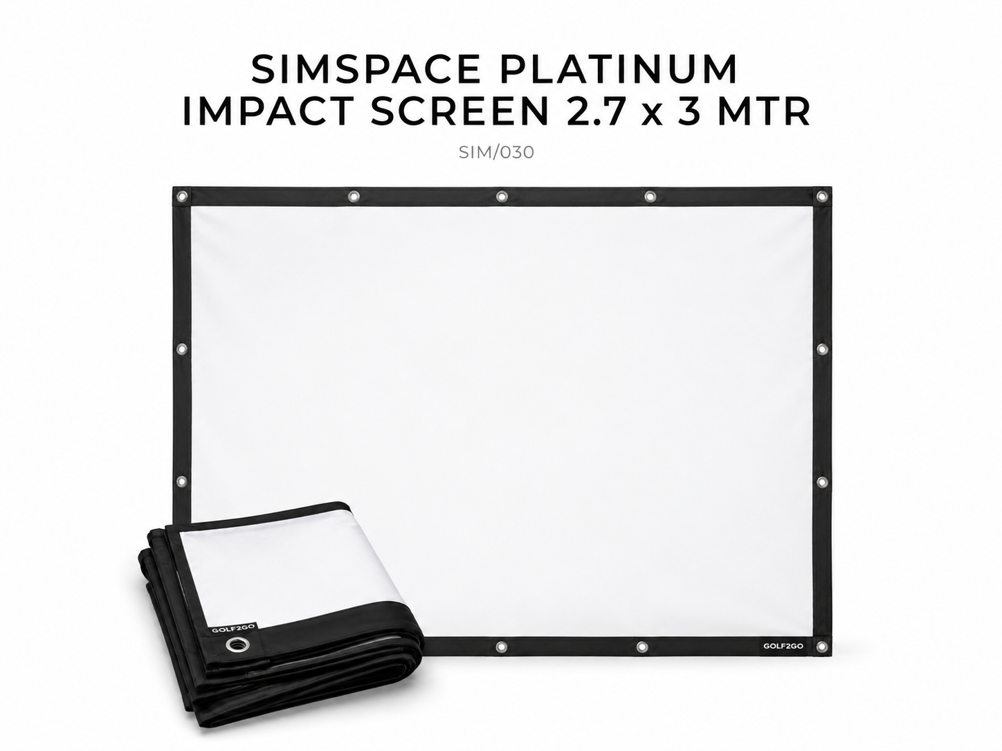 SimSpace Platinum Impact Screen 2.7 x 3 MTR