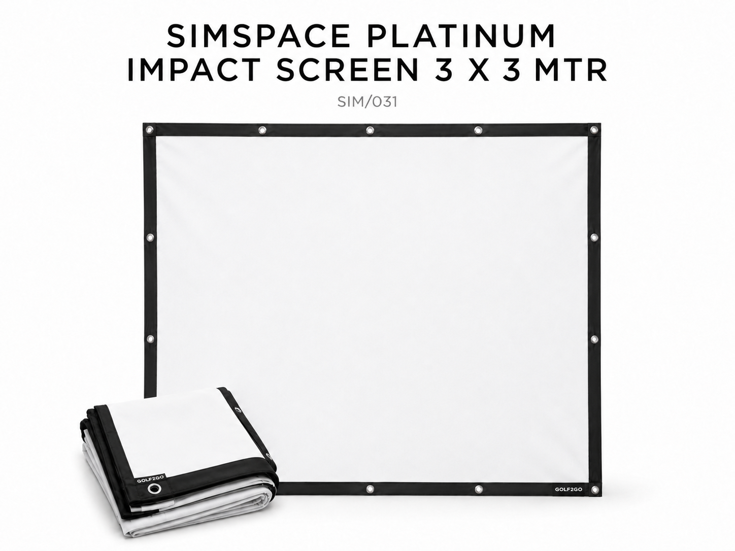 SimSpace Platinum Impact Screen 3 x 3 MTR
