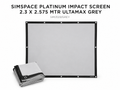 SimSpace Platinum Impact Screen 2.3 x 2.575 MTR Ultamax Grey
